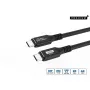 USB-C-auf-USB-C-Kabel MicroConnect USB3.2CC015 – USB 3.2 Gen 2x2, 0,15 m, schwarz
