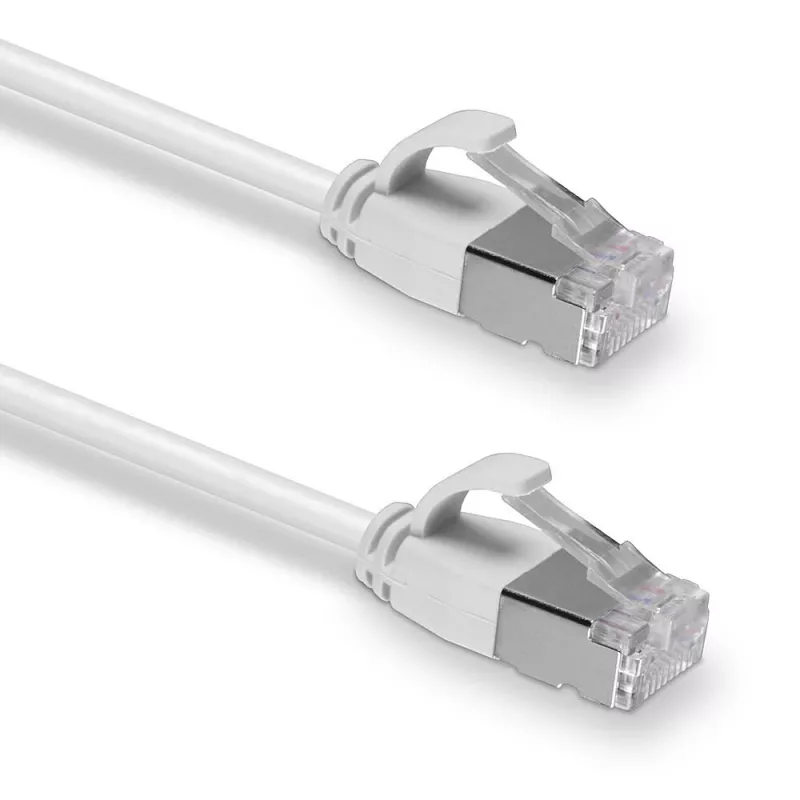 Lindy 0,5m Cat.6A U/FTP Ultra schlank Netzwerkkabel, Grau