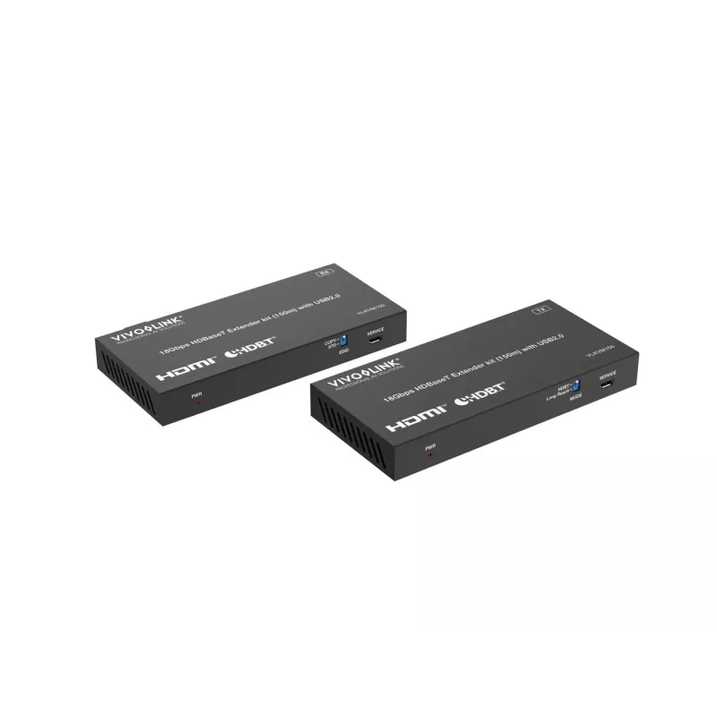 KVM-Kit VivoLink VLKVM150 HDBaseT KVM-Extender 18Gbps, Reichweite bis zu 150 m