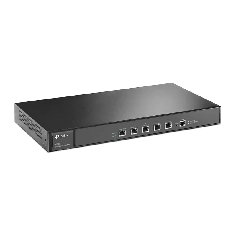 TP-Link AC500 Wireless Controller, Schwarz, 1U, Rackmontage, Aktivität, Link, Leistung, System, 1000 MHz, 256 MB