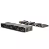 Lindy 70m Cat.6 4x4 HDMI 4K60 Matrix Extender, 3840 x 2160 Pixel, AV-Sender & -Empfänger, 70 m, Kabelgebunden, Schwarz, HDCP