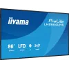 Digital-Signage-Flachbildschirm IIYAMA LH8664UHS-B3AG — 85,6 Zoll (2,17 m) 3840x2160 4K IPS, 450 cd/m², Wi‑Fi, Android, 24/7, Schwarz