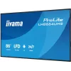 Digital-Signage-Flachbildschirm IIYAMA LH8664UHS-B3AG — 85,6 Zoll (2,17 m) 3840x2160 4K IPS, 450 cd/m², Wi‑Fi, Android, 24/7, Schwarz