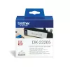 Endlosetikett Brother DK22205 Schwarz auf Weiß 6,2 cm x 30,48 m