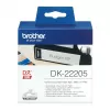 Endlosetikett Brother DK22205 Schwarz auf Weiß 6,2 cm x 30,48 m