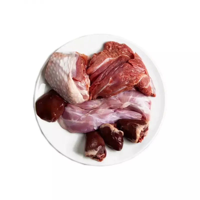 Nassfutter für Katzen 3coty Turkey with rabbit, 80 g can — complete adult cat feed, protein 20%, fat 9%