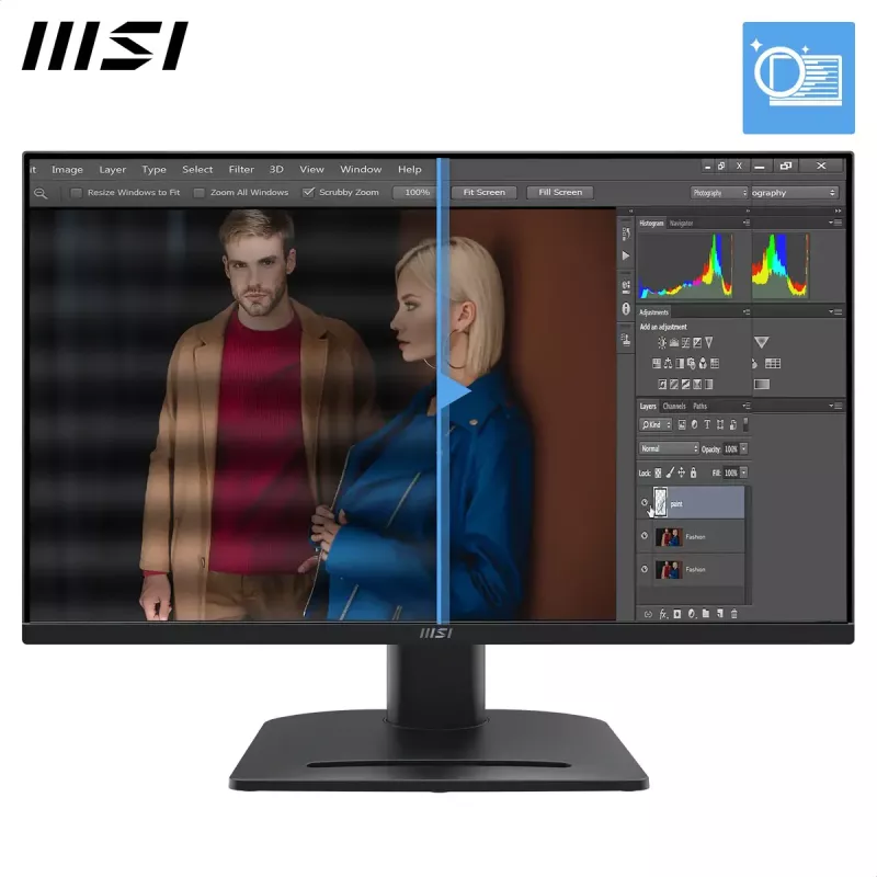 Monitor MSI Pro MP275QPG 27 Zoll IPS LCD QHD 2560x1440