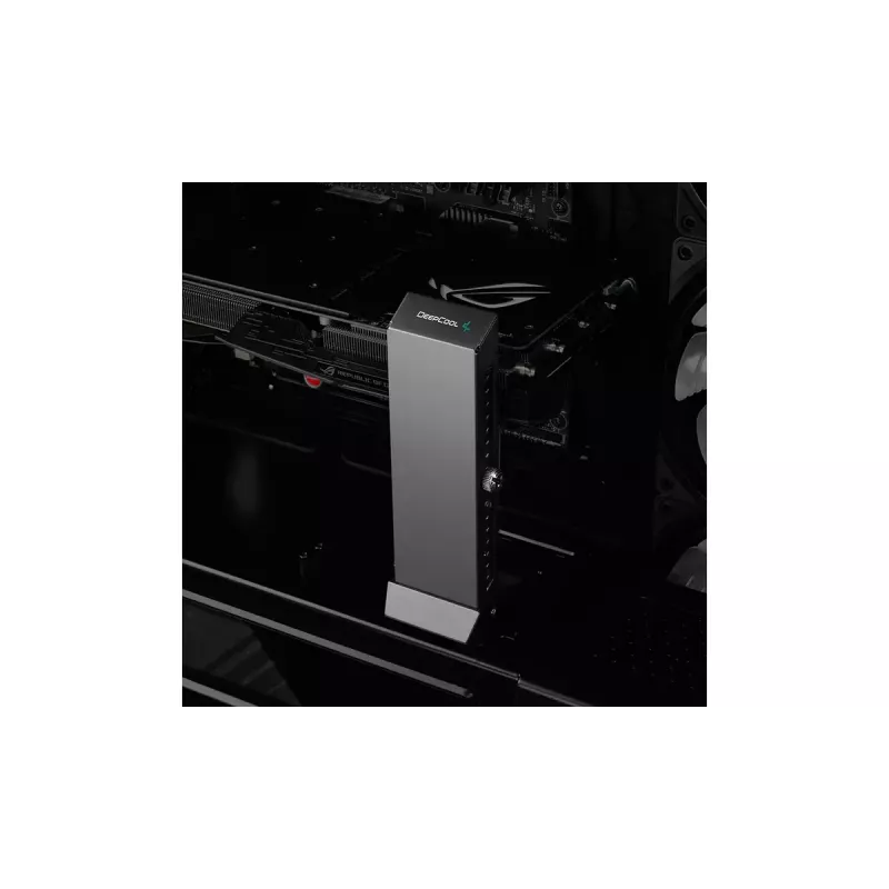 Grafikkartenhalter DeepCool GH-01 Universal, schwarz, 52,6 × 60,6 × 163,7 mm
