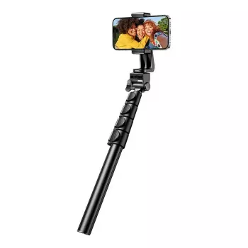 Selfie-Stick UGREEN LP680 Bluetooth mit Fernbedienung, Ausziehbar bis 1,7 m, Maximale Höhe 180 cm, Universelle Kompatibilität, Schwarz