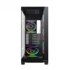 PC-Midi-Tower-Gehäuse MODECOM VOLCANO STELLAR PLUS ARGB MIDI, 5 Frontlüfter, gehärtetes Glas, USB-C