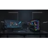 PC-Midi-Tower-Gehäuse MODECOM VOLCANO STELLAR PLUS ARGB MIDI, 5 Frontlüfter, gehärtetes Glas, USB-C