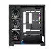 PC-Midi-Tower-Gehäuse MODECOM VOLCANO STELLAR PLUS ARGB MIDI, 5 Frontlüfter, gehärtetes Glas, USB-C