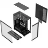 PC-Gehäuse MODECOM VOLCANO STELLAR PLUS MIDI SCHWARZ — Mid-Tower ATX, gehärtetes Glas, USB-C, unterstützt Grafikkarten bis 420 mm