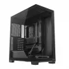 PC-Gehäuse MODECOM VOLCANO STELLAR PLUS MIDI SCHWARZ — Mid-Tower ATX, gehärtetes Glas, USB-C, unterstützt Grafikkarten bis 420 mm