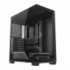 PC-Gehäuse MODECOM VOLCANO STELLAR PLUS MIDI SCHWARZ — Mid-Tower ATX, gehärtetes Glas, USB-C, unterstützt Grafikkarten bis 420 mm
