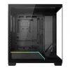 PC-Gehäuse MODECOM VOLCANO STELLAR PLUS MIDI SCHWARZ — Mid-Tower ATX, gehärtetes Glas, USB-C, unterstützt Grafikkarten bis 420 mm