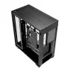PC-Gehäuse MODECOM VOLCANO STELLAR PLUS MIDI SCHWARZ — Mid-Tower ATX, gehärtetes Glas, USB-C, unterstützt Grafikkarten bis 420 mm