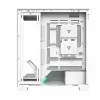 PC-Gehäuse MODECOM VOLCANO STELLAR PLUS MIDI WEISS — Midi Tower, microATX, Temperglas, USB-C, unterstützt GPU 420 mm