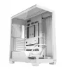 PC-Gehäuse MODECOM VOLCANO STELLAR PLUS MIDI WEISS — Midi Tower, microATX, Temperglas, USB-C, unterstützt GPU 420 mm