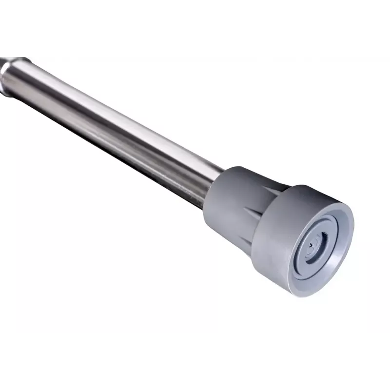 Faltbarer Gehstock ActionMed LI101AM — silber, ergonomischer Griff, Handschlaufe, rutschfest, Pitch-Kontrolle