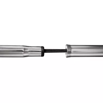 Faltbarer Gehstock ActionMed LI101AM — silber, ergonomischer Griff, Handschlaufe, rutschfest, Pitch-Kontrolle