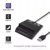 Kartenleser QOLTEC Smart ID Card Reader Intelligenst Modell 50636 USB Typ C
