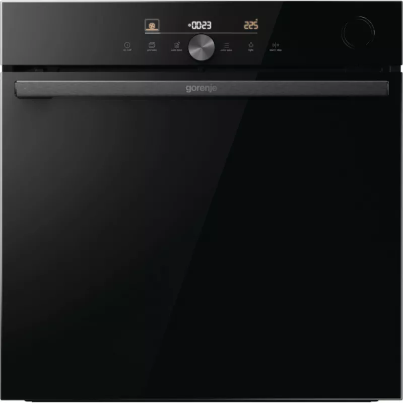 Gorenje G600 Elektrischer Backofen BPSA6747DGWI RAL9005, Groß, Elektrisch, 77 L, 3500 W, 77 L, 2300 W