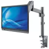 Manhattan Tischhalterung für TV & Monitore (Full-Motion-Gasdruckfeder), Für Bildschirme von 13 Zoll bis 27 Zoll, Klemm- oder Tüllenmontage, VESA-Kompatibilität: 75x75 mm und 100x100 mm – Überprüfen Sie die Abmessungen der vier Befestigungslöcher auf der Rückseite des Bildschirms, um sicherzustellen, dass sie passen, Max. 8 kg, Halterung