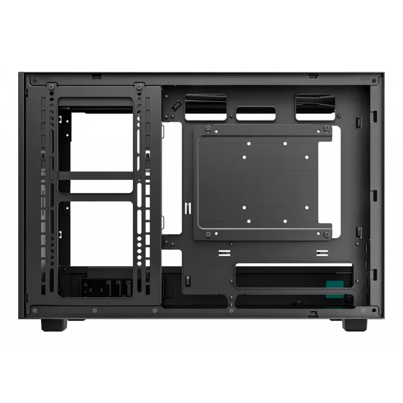PC-Gehäuse DeepCool CH260 Micro Tower Schwarz — Micro-ATX/Mini-ITX, gehärtetes Glas, USB-C, max. GPU 413 mm