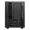 PC-Gehäuse DeepCool CH260 Micro Tower Schwarz — Micro-ATX/Mini-ITX, gehärtetes Glas, USB-C, max. GPU 413 mm