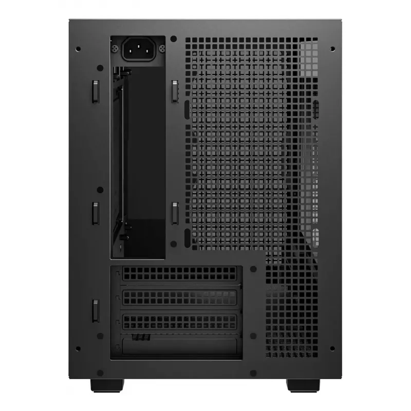 PC-Gehäuse DeepCool CH260 Micro Tower Schwarz — Micro-ATX/Mini-ITX, gehärtetes Glas, USB-C, max. GPU 413 mm