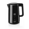 Wasserkocher ETA Emma 1,5 l 2200 W Edelstahl, schwarz, 360°-Basis