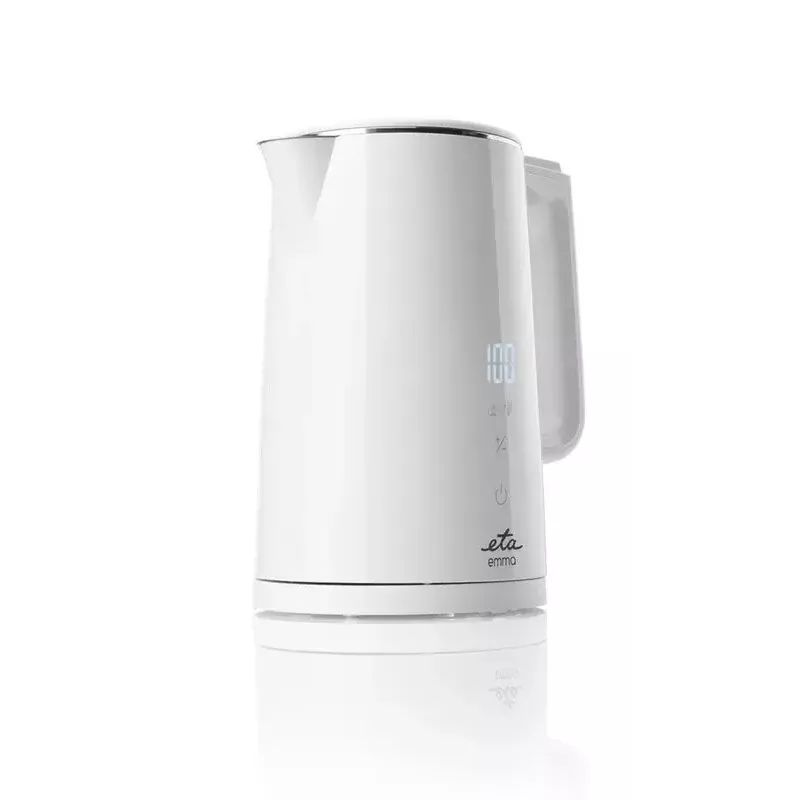 Elektrischer Wasserkocher ETA 1,5 L 2200 W Weiß Edelstahl mit einstellbarem Thermostat
