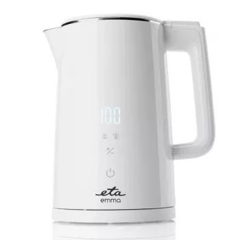 Elektrischer Wasserkocher ETA 1,5 L 2200 W Weiß Edelstahl mit einstellbarem Thermostat