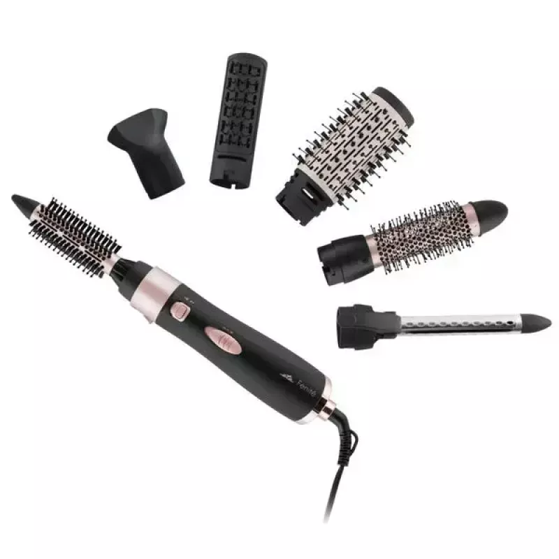 Heißluftbürste ETA Fenite Edition, Airflow, 1000 W, Keramikbürste, 2 Hitzestufen, 1,75 m Kabel, Schwarz/Rose