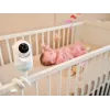 Babyphone ETA ETA530690000 mit flexibler Kamera, weiß/grün, visuelle Fernüberwachung