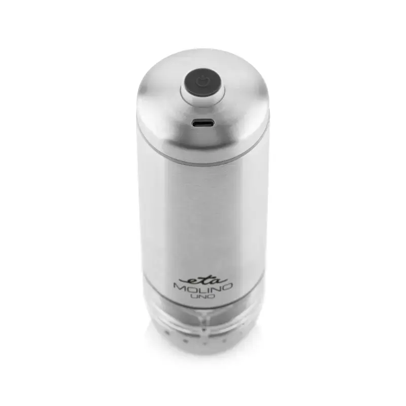 Elektrische Gewürzmühle ETA Molino Uno ETA292890000 Edelstahl kompakt Tischmühle für Pfeffer und getrocknete Kräuter