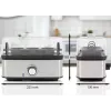 Elektrischer Eierkocher ProfiCook 501275 — Edelstahl, 7-Eier-Kapazität, Omelett-/Pochier-Einsatz