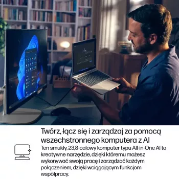 All-in-One PC HP EliteStudio 8 AiO G1i Ultra 5 23,8 Zoll FHD Touch IPS 16 GB DDR5 512 GB SSD Win11 Pro