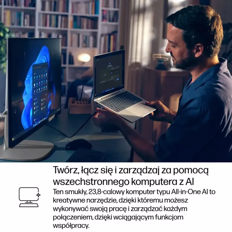 All-in-One PC HP EliteStudio 8 AiO G1i Ultra 5 23,8 Zoll FHD Touch IPS 16 GB DDR5 512 GB SSD Win11 Pro