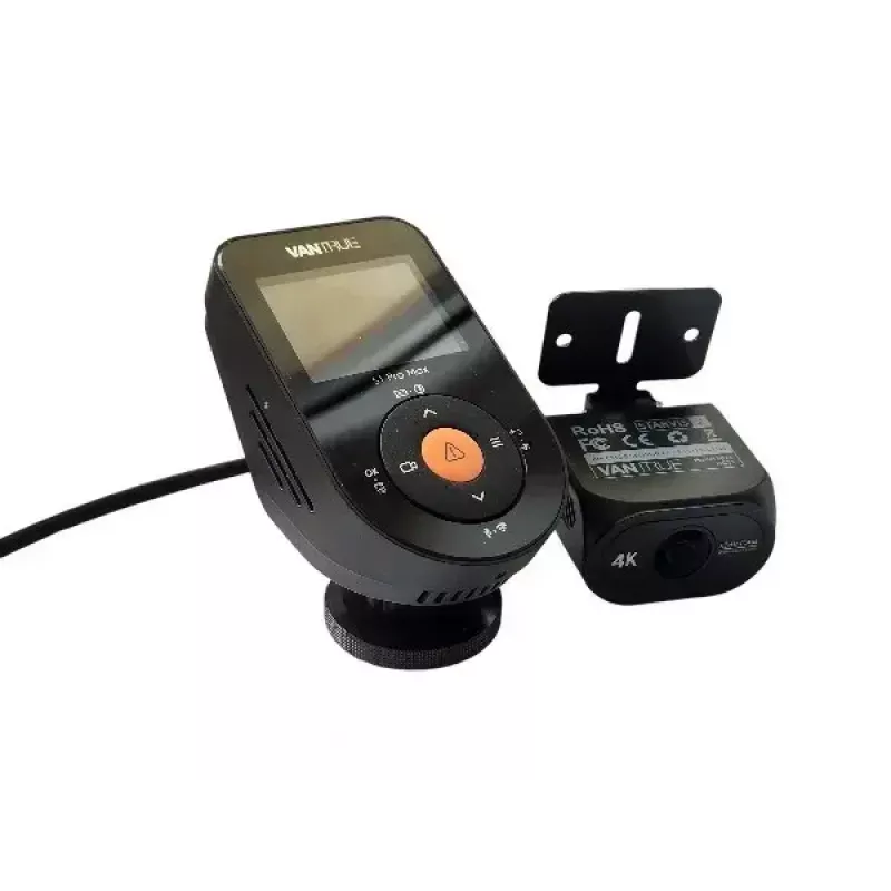 Auto-Dashcam VANTRUE S1PRO MAX — kompakter 2-Kanal-Rekorder, 3840×2160 F/1.8, 155° Hauptobjektiv, Wi‑Fi, GPS, 2 Zoll Anzeige, Parkmodus, microSD bis zu 1 TB