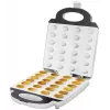 Unold 48360 Waffeleisen 24 Waffeln 1400 W Edelstahl, Weiß