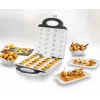 Unold 48360 Waffeleisen 24 Waffeln 1400 W Edelstahl, Weiß