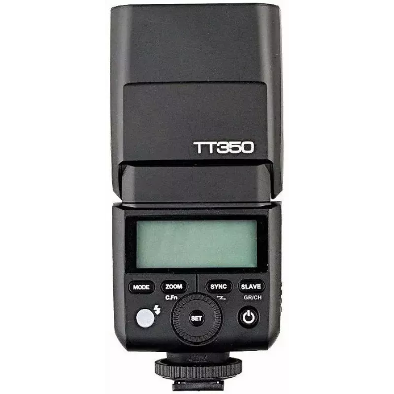 Kompaktes Blitzgerät Godox TT350 Schwarz 2,2s Ladezeit AA-Batterie