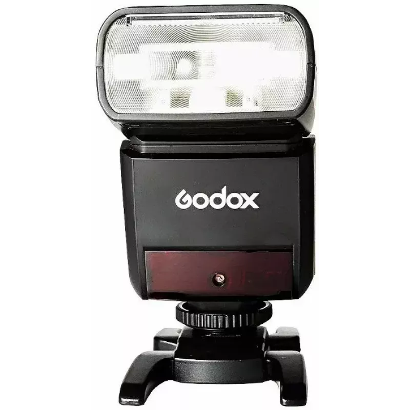 Kompaktes Blitzgerät Godox TT350 Schwarz 2,2s Ladezeit AA-Batterie