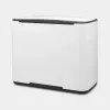 Abfallbehälter BRABANTIA 121142 Rechteckig Weiß, 540×363×440 mm