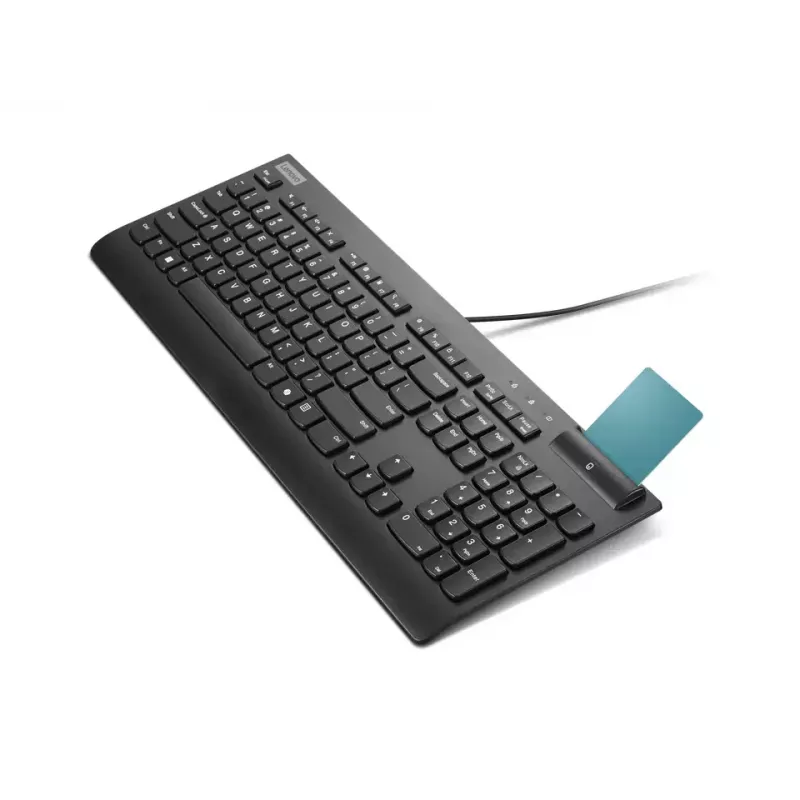 Lenovo Smartcard II kabelgebundene Tastatur Estnisch Schwarz USB-A Plunger-Schalter