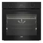 Einbau-Elektrobackofen BEKO BBIE123001BD — 72 L, 2400 W, LED-Anzeige, versenkbare Drehknöpfe, Dampf-Selbstreinigung, schwarz