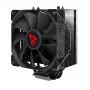 Kühlkörper/Radiator SAVIO SAVGCOFROSTSchwarzX2 120 mm Lüfter, kompatibel mit LGA 1156/1155/1150/1151/1200/1366/1700, schwarz