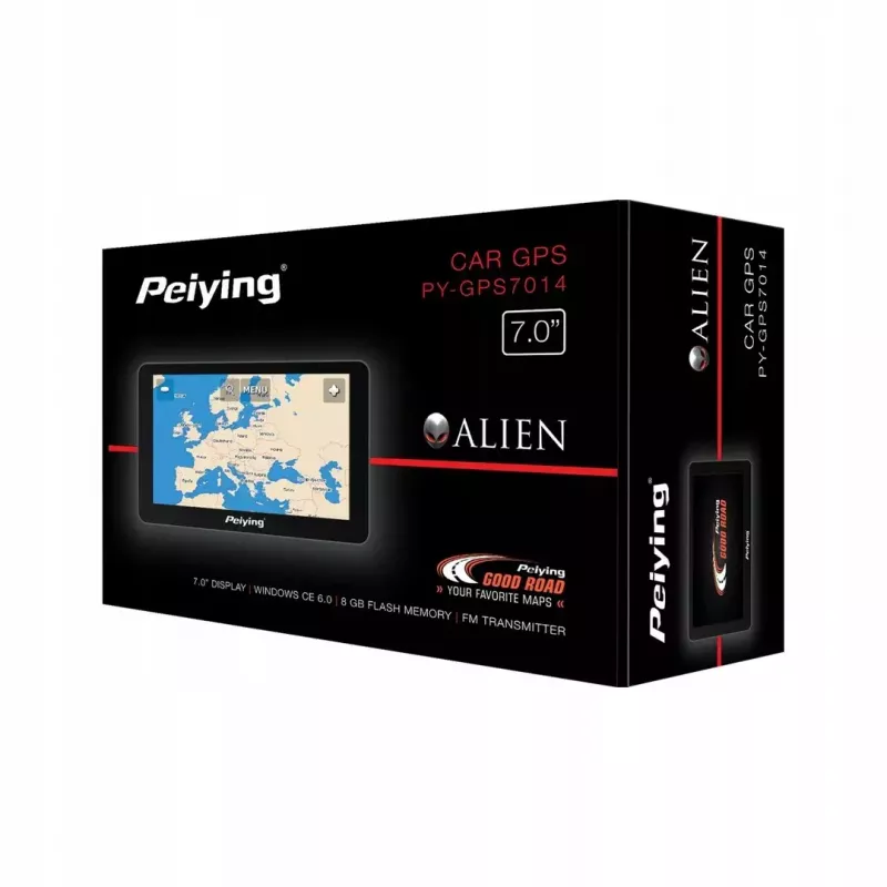 Auto-GPS-Navigator Peiying PY-GPS7014.1 mit 7-Zoll-Display und vorinstallierten EU-Karten